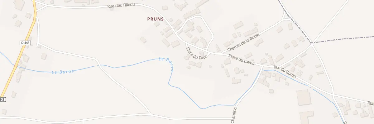 Plan du 2 Pl du Four - Pruns à Bussières-et-Pruns