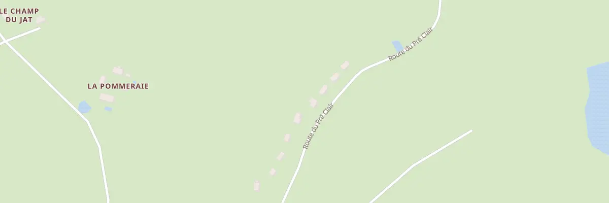 Plan du 42 Rte du Pré Clair à Coulandon
