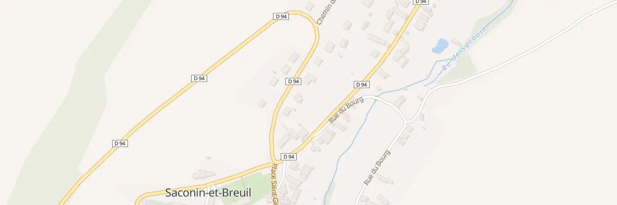 Plan du 4 Rte de Pierrefonds à Saconin-et-Breuil