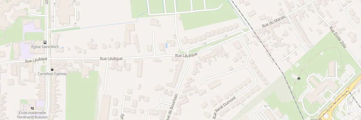 Plan du 98 Rue Lévêque à Cambrai