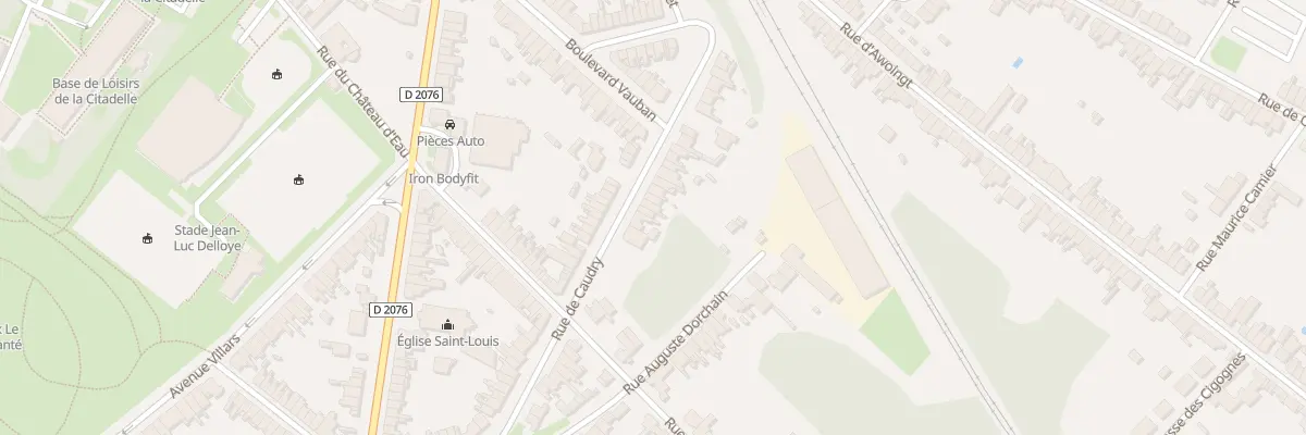 Plan du 118 Rue de Caudry à Cambrai