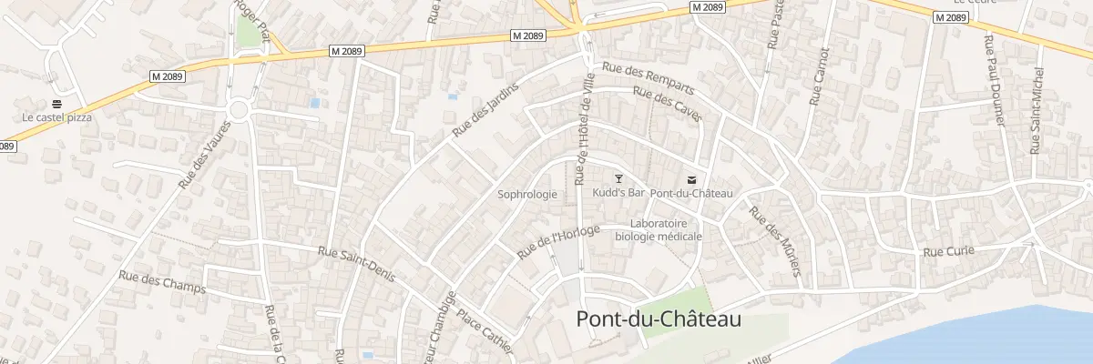 Plan du 9 Rue du Docteur Chambige à Pont-du-Château