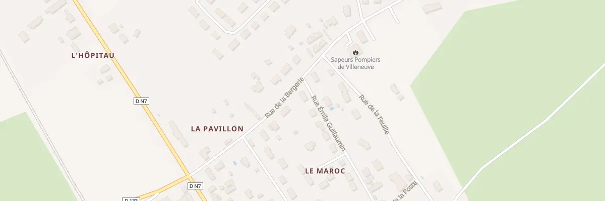 Plan du 18 Rue Emile Guillaumin à Villeneuve-sur-Allier