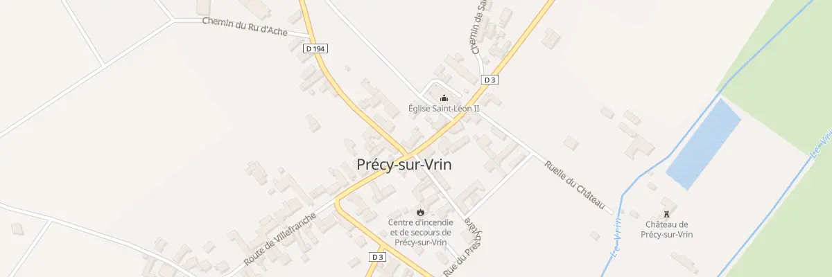 Plan du 11 Gr Grande Rue à Précy-sur-Vrin