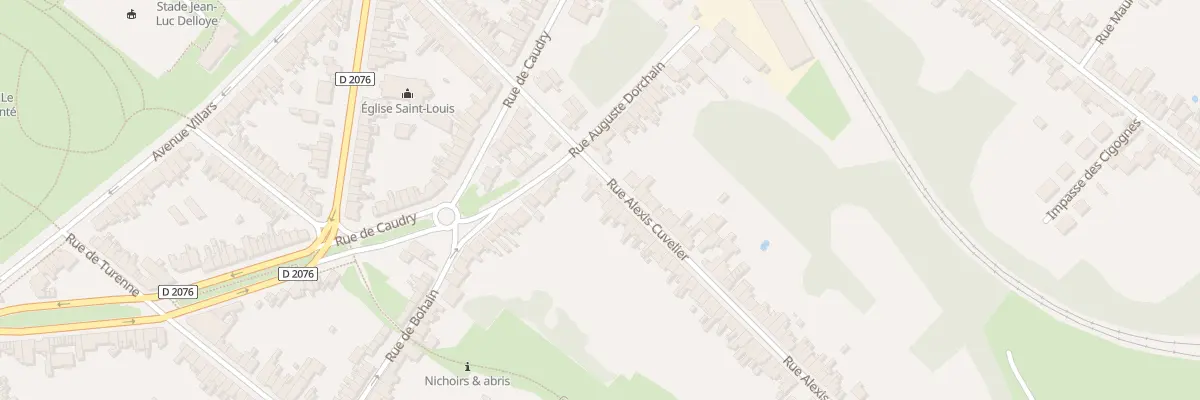 Plan du 4 Rue Alexis Cuvelier à Cambrai