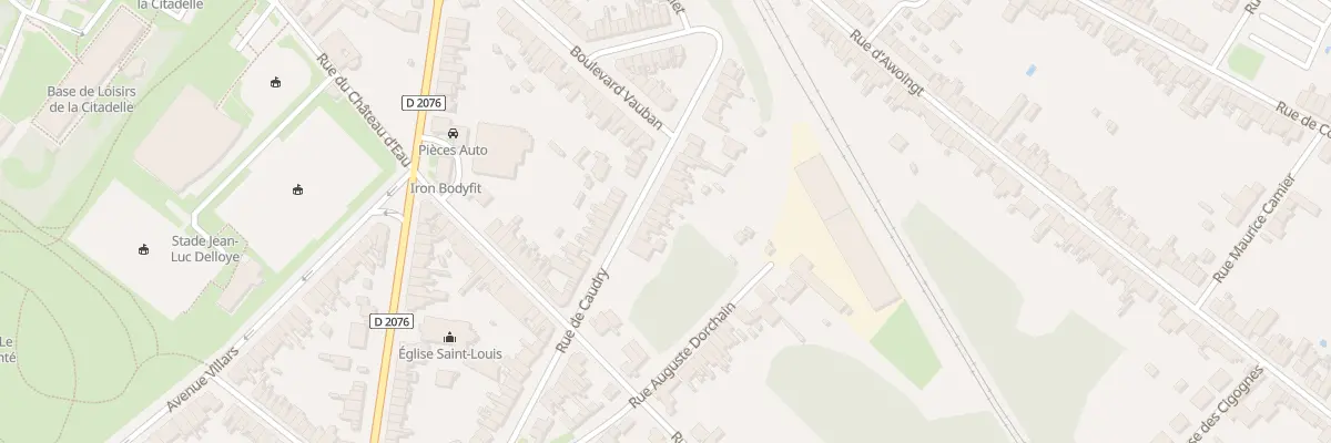 Plan du 120 Rue de Caudry à Cambrai