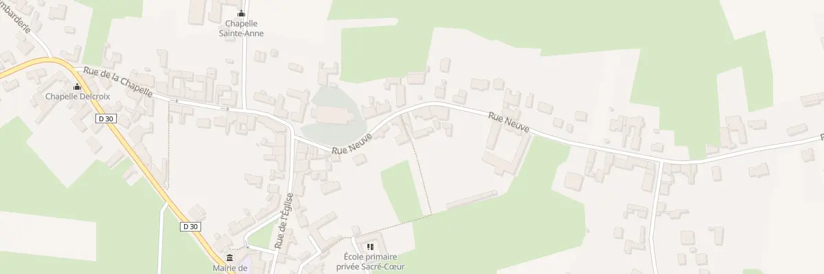 Plan du 134 Rue Neuve à Bouvignies