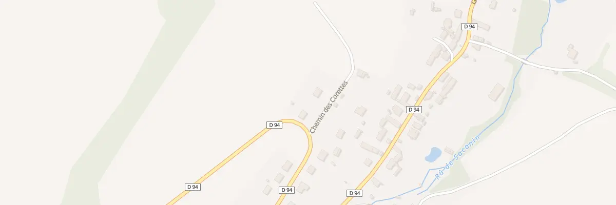 Plan du 3 Che des Corettes à Saconin-et-Breuil