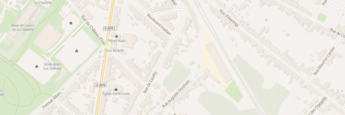 Plan du 122 Rue de Caudry à Cambrai