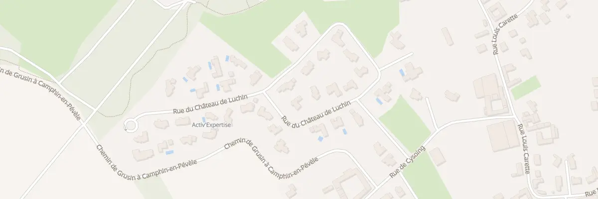 Plan du 29 Rue du Château de Luchin à Camphin-en-Pévèle