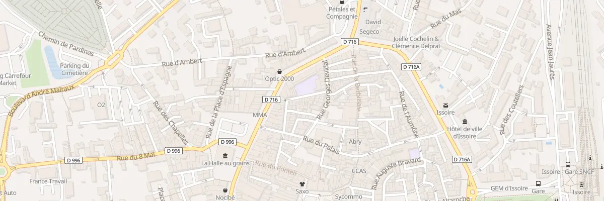 Plan du 70 Rue Nd du Ponteil à Issoire
