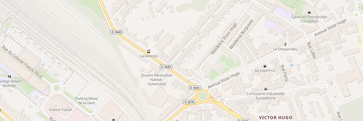 Plan du 2 Rue Jean Mace à Cambrai