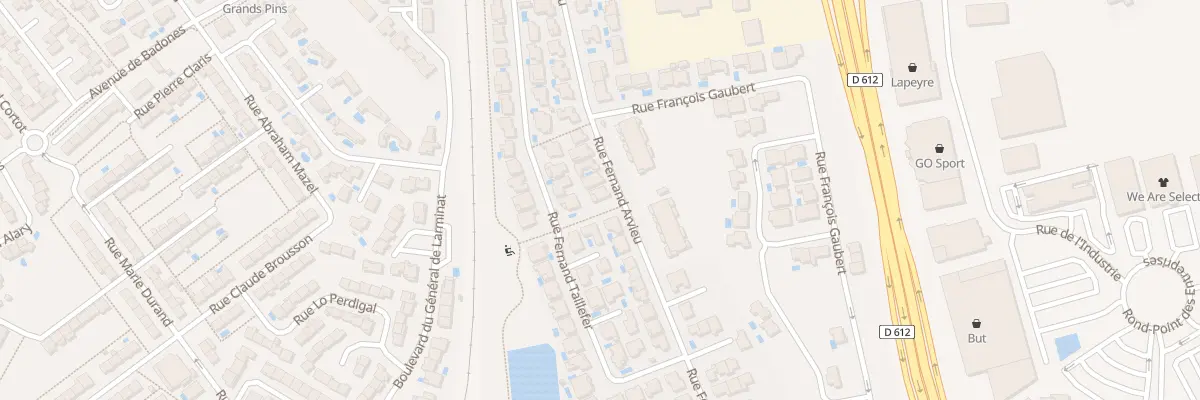 Plan du 299 Rue Fernand Arvieu à Béziers