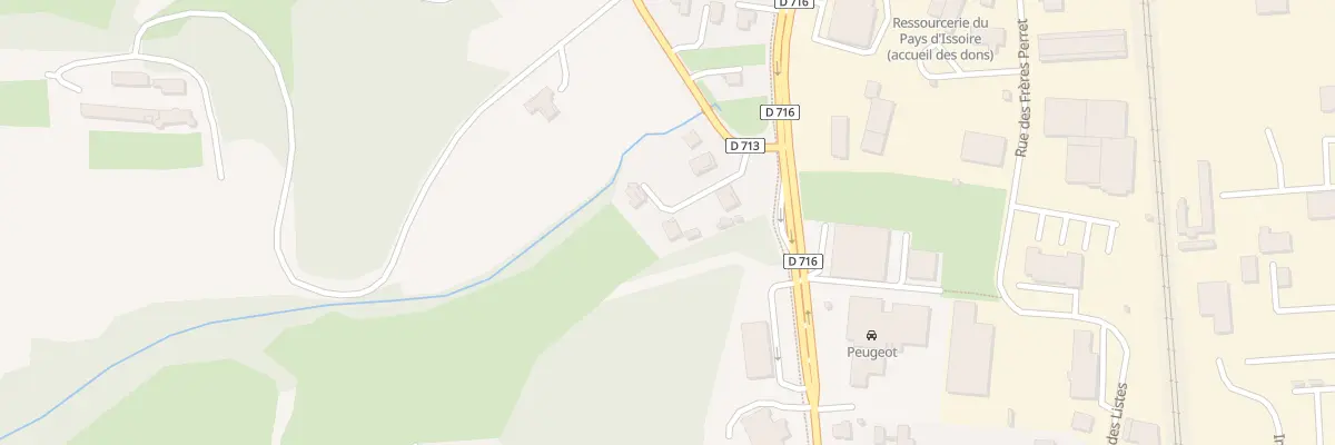 Plan du 9024 Rte de Saint-Yvoine à Issoire