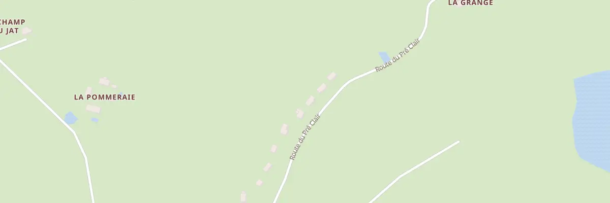 Plan du 40 Rte du Pré Clair à Coulandon