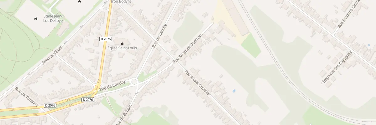 Plan du 1 Rue Alexis Cuvelier à Cambrai