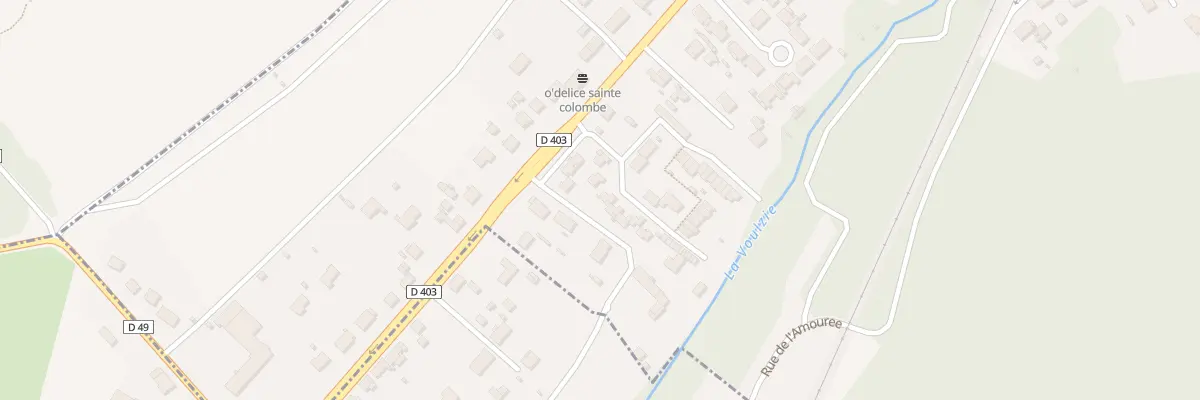 Plan du 2 Res Les Glycines à Sainte-Colombe