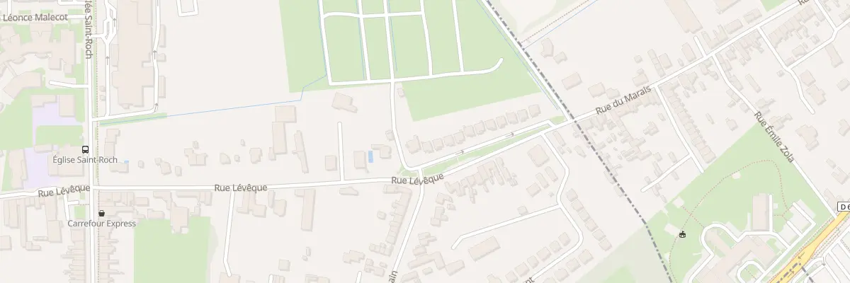 Plan du 143 Rue Lévêque à Cambrai