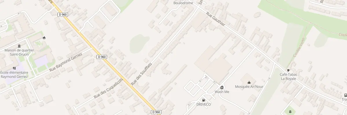 Plan du 24 Rue des Soufflets à Cambrai