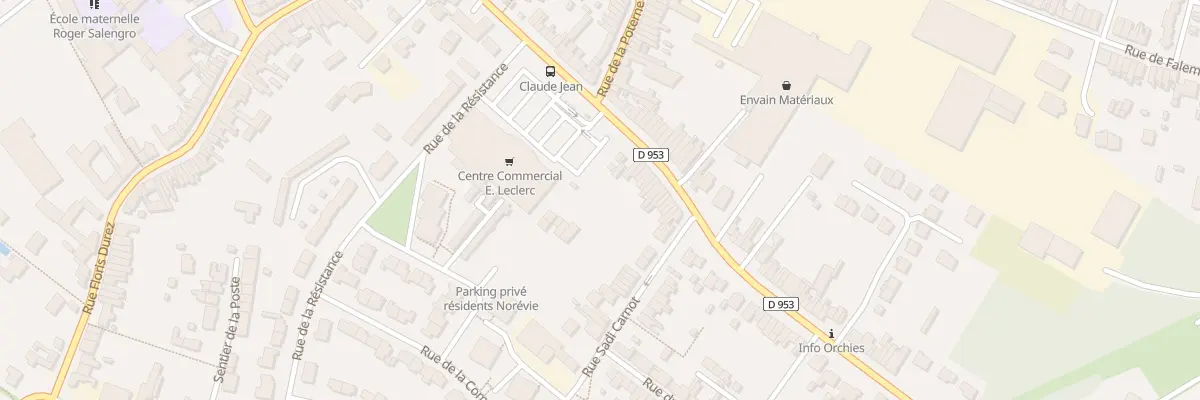 Plan du 42 Rue Claude Jean à Orchies