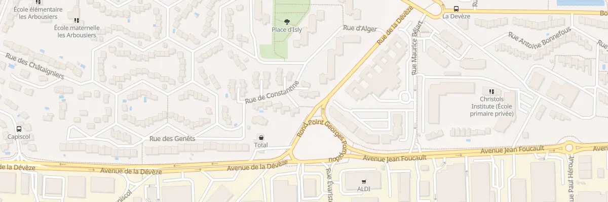 Plan du 14 Rue de Constantine à Béziers
