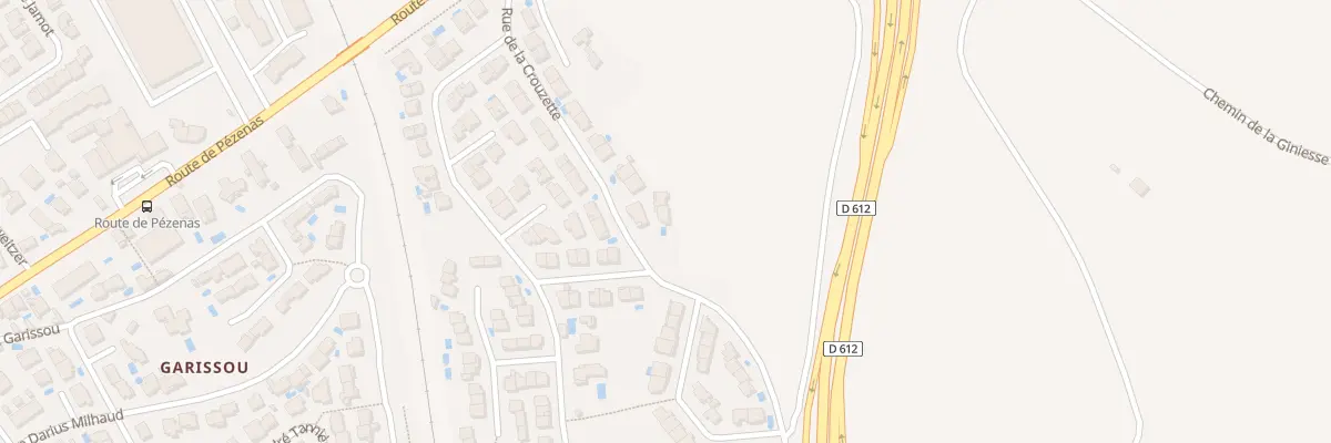 Plan du 113 Rue de la Crouzette à Béziers