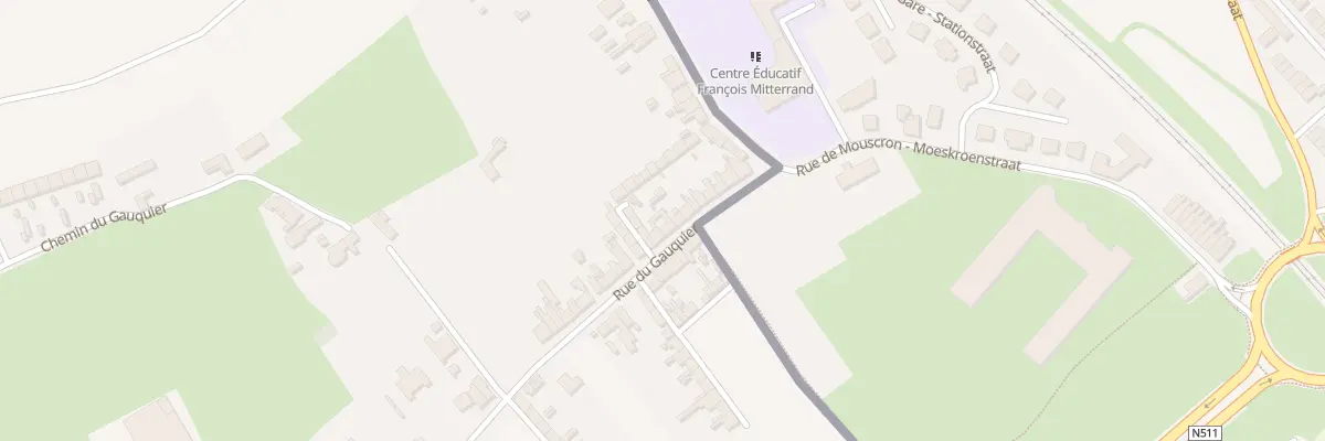Plan du 101 Rue du Gauquier à Wattrelos