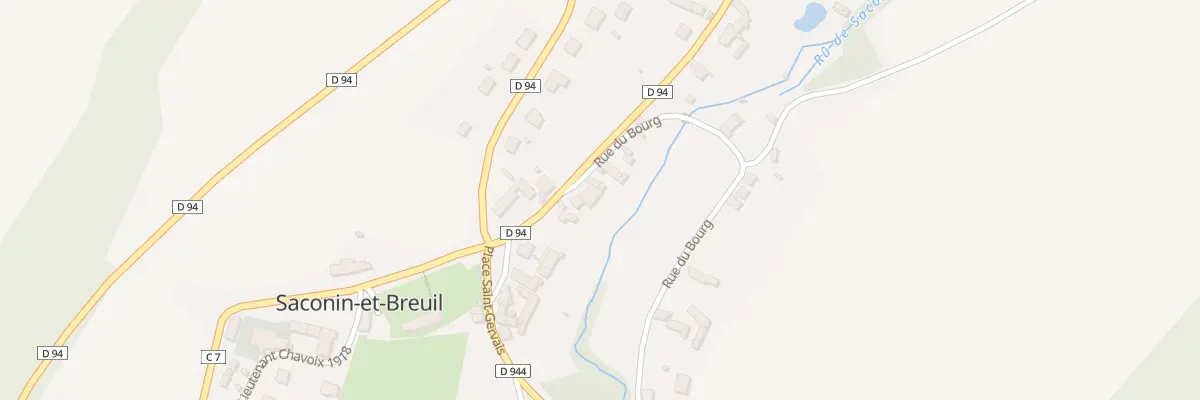 Plan du 6 Gr Grande Rue à Saconin-et-Breuil