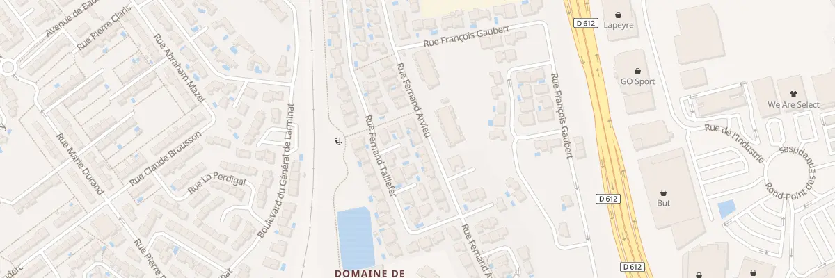 Plan du 337 Rue Fernand Arvieu à Béziers