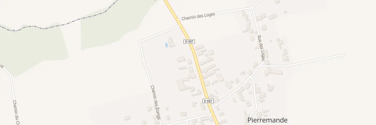 Plan du 8 Rue de Soissons à Pierremande