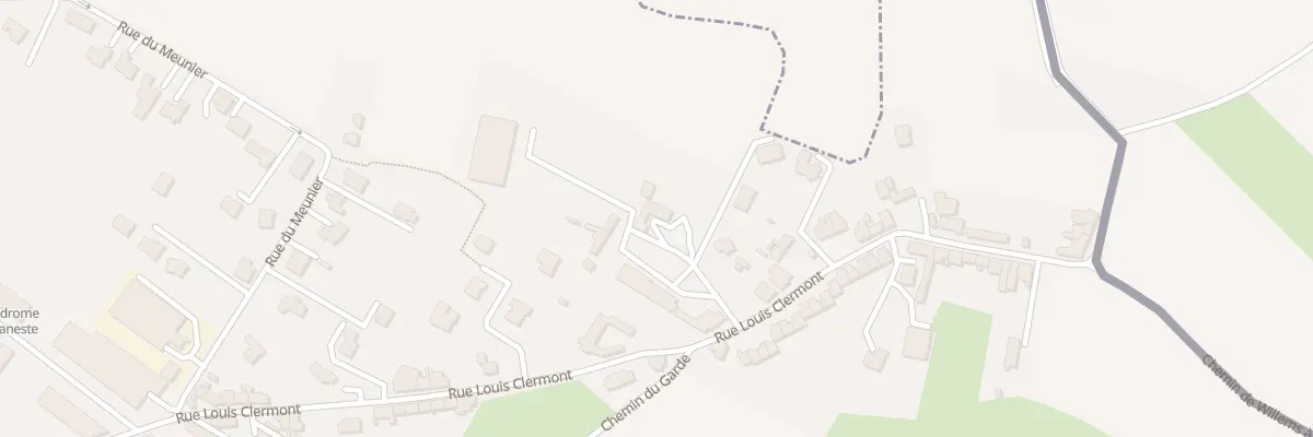 Plan du 33 Rue Louis Clermont à Willems