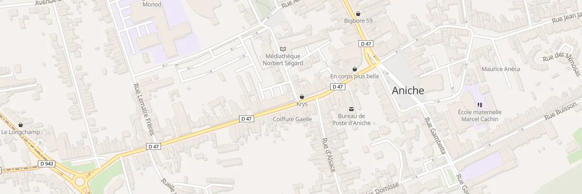 Plan du 36 Rue Patoux à Aniche