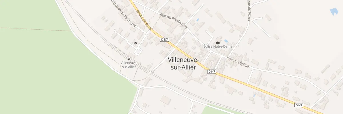 Plan du 2 Rue de la Rivière à Villeneuve-sur-Allier