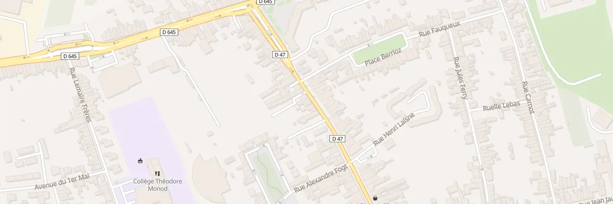 Plan du 59 Rue Henri Barbusse à Aniche