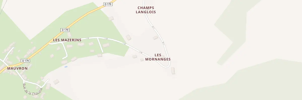 Plan du 75 Les Mornanges à Poiseux