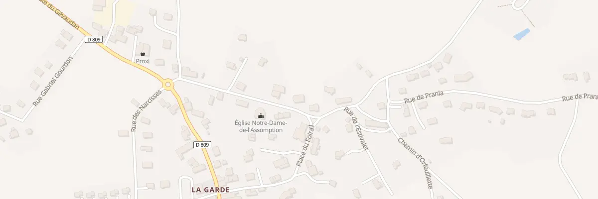 Plan du 201 Rue de l’Estival à Albaret-Sainte-Marie