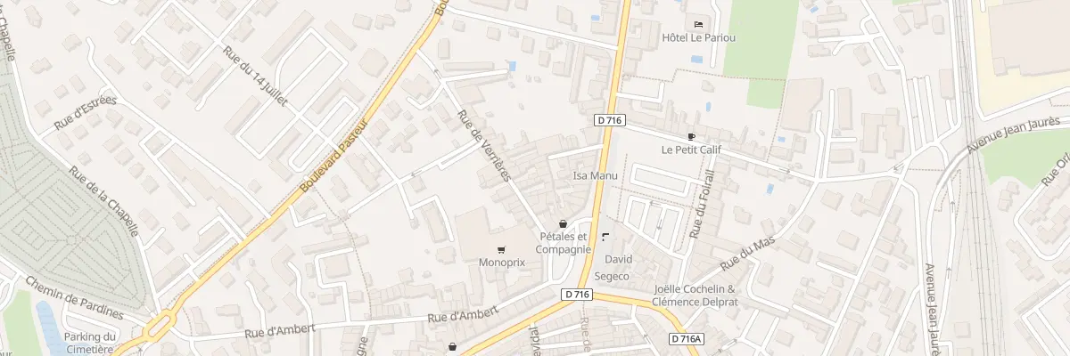 Plan du 26Q Rue de Verrieres à Issoire