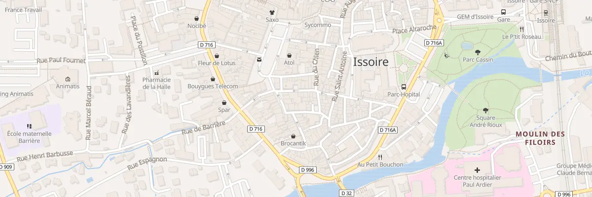 Plan du 5 Rue du Pont à Issoire