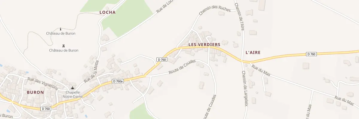 Plan du 3 Imp de la Pepiniere Verdiers à Yronde-et-Buron