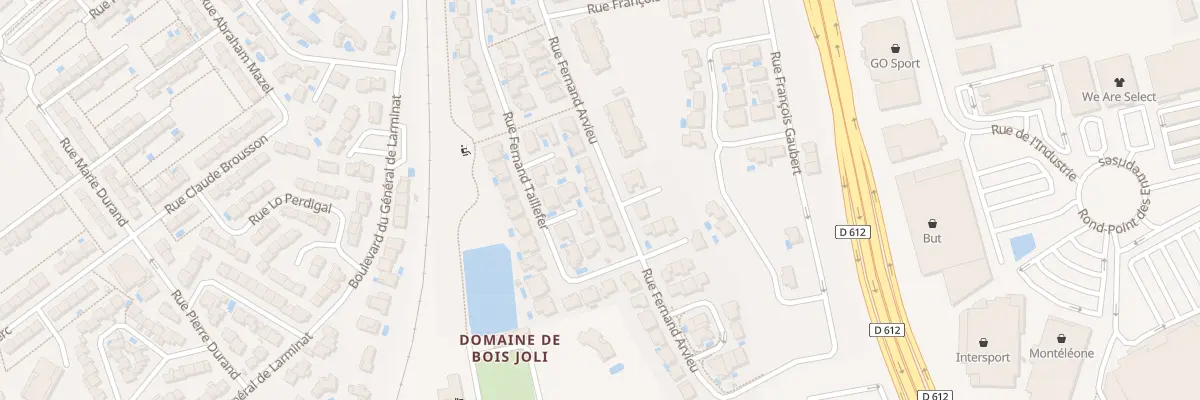 Plan du 399 Rue Fernand Arvieu à Béziers
