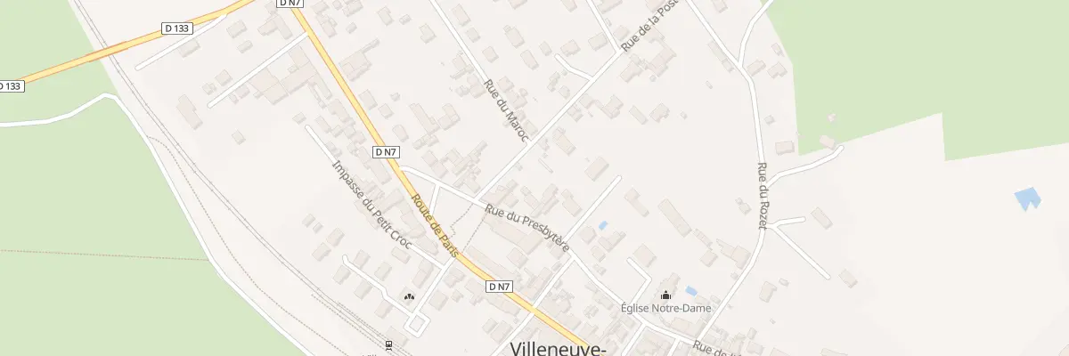 Plan du 4 Rue du Presbytère à Villeneuve-sur-Allier