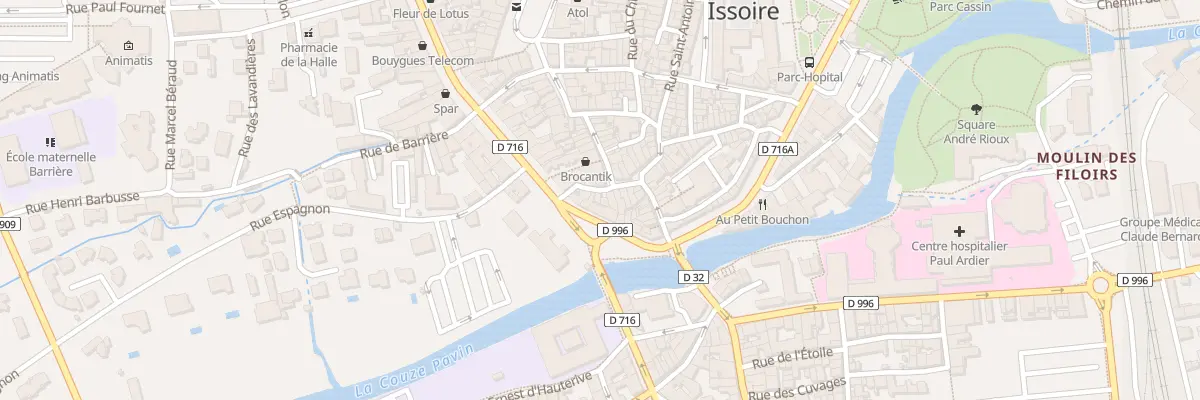 Plan du 3 Rue des Confins à Issoire