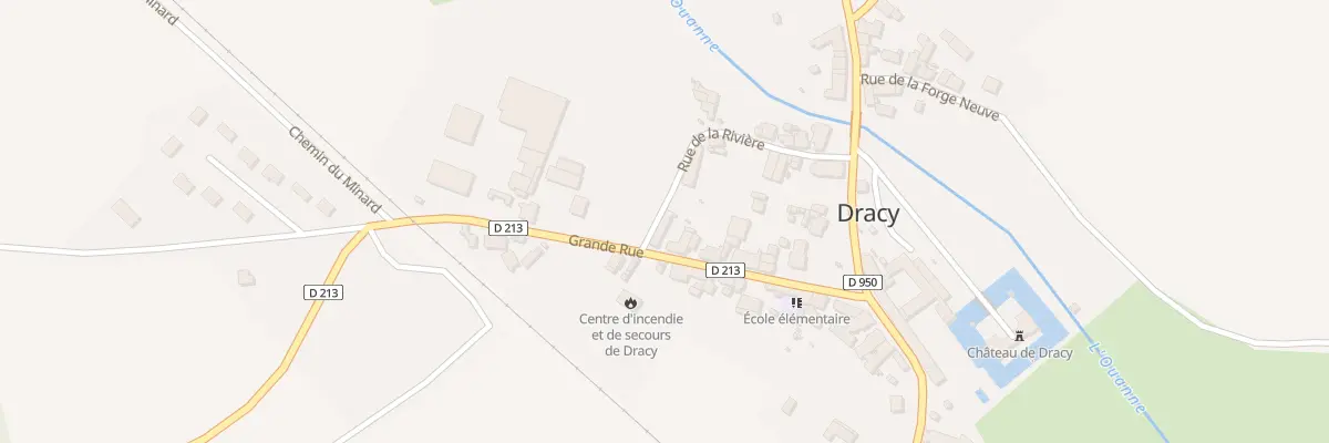 Plan du 18 Grande Rue à Dracy