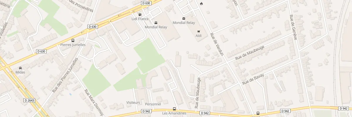 Plan du 19 Rue de Maubeuge à Cambrai