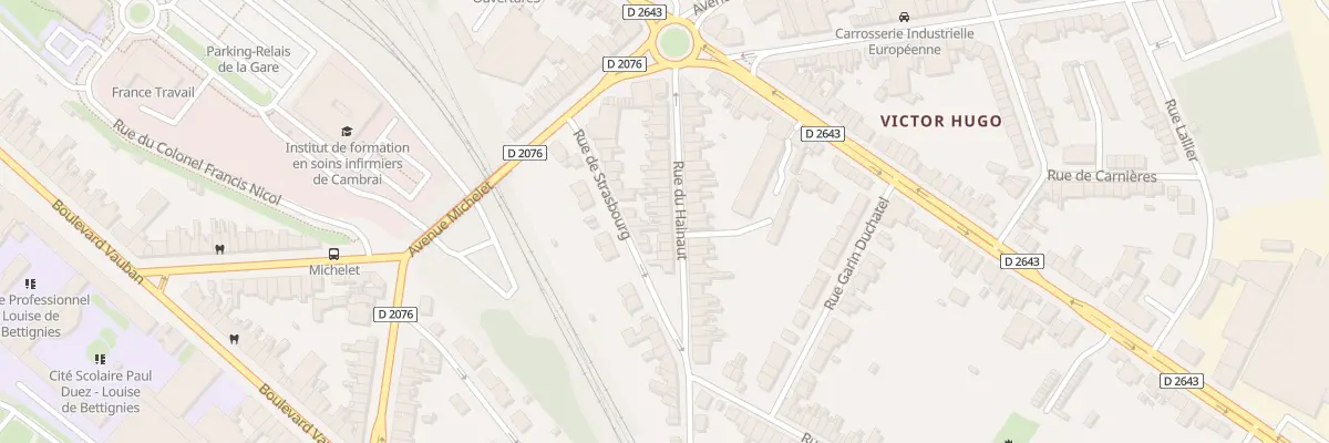 Plan du 26 Rue du Hainaut à Cambrai