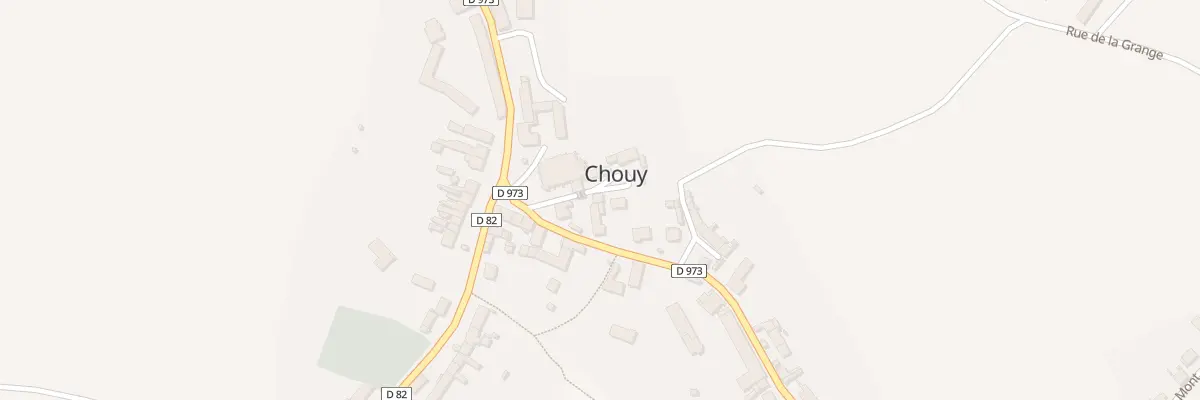 Plan du 2 Cour de l’Eglise à Chouy