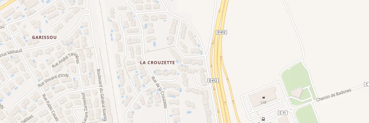 Plan du 22 Rue Jacques Prévert à Béziers