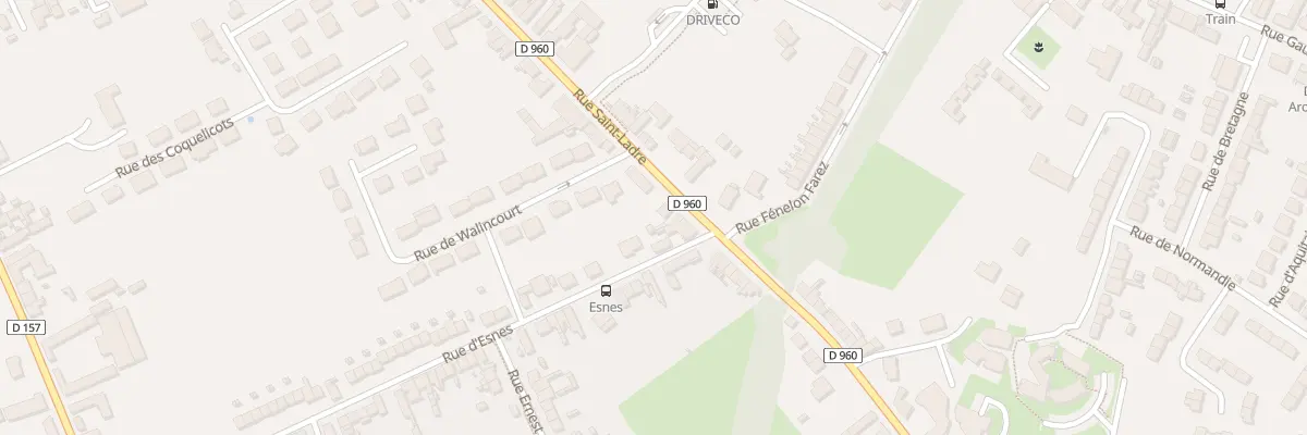 Plan du 160 Rue Saint-ladre à Cambrai