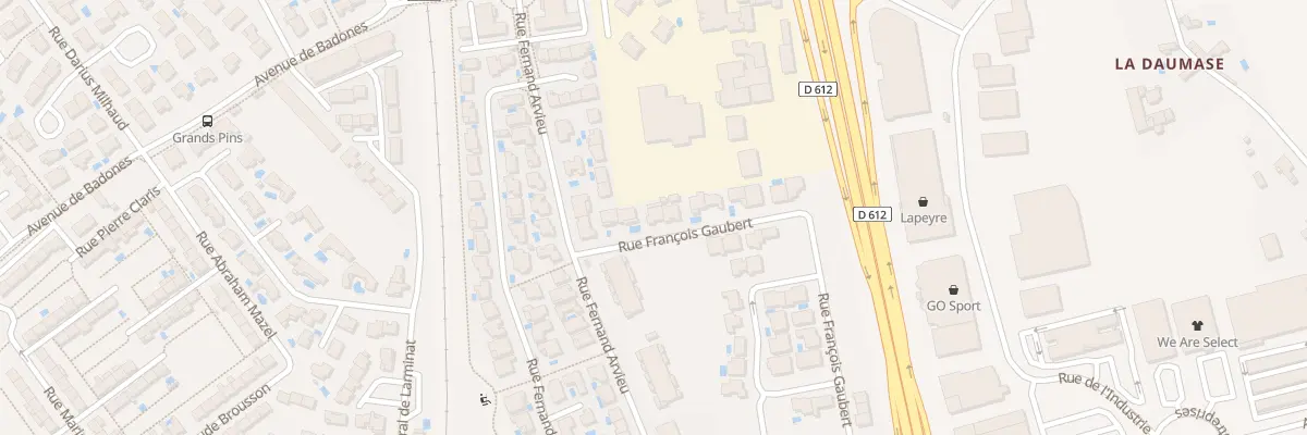 Plan du 74 Rue François Gaubert à Béziers