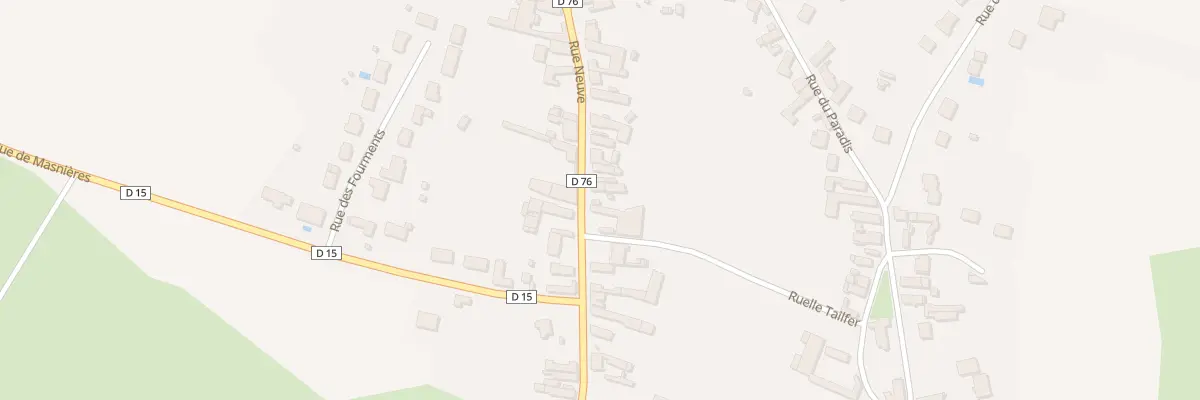 Plan du 22 Rue Neuve à Crèvecœur-sur-l’Escaut